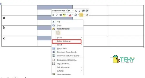 Hướng Dẫn Các Cách Xóa Ô, Hàng, Bảng Và Cách Xóa Cột Trong Word