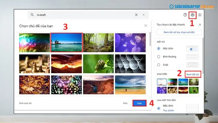 Hướng Dẫn Thay Đổi Giao Diện Gmail Trên Máy Tính