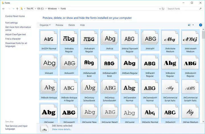 Cách Cài Đặt Font Chữ Hán Thư Pháp