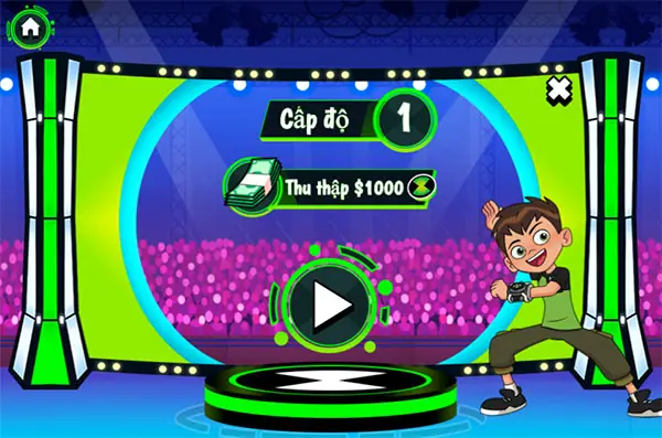 Hình Ảnh Trong Game Ben 10 - Đừng Để Tiền Rơi