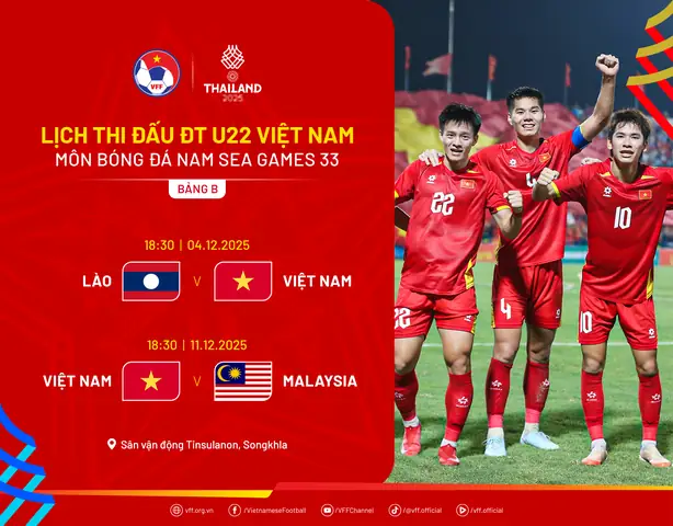 Lịch Thi Đấu Của Các Đội Tuyển Bóng Đá Việt Nam Tại Sea Games 33