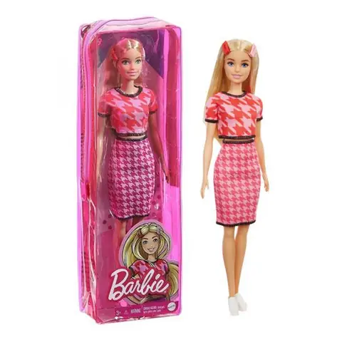 Búp Bê Thời Trang Barbie - Houndstooth Top/ Skirt Matching