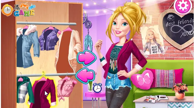 Game Thời Trang Barbie 24h - Game Công Chúa Barbie
