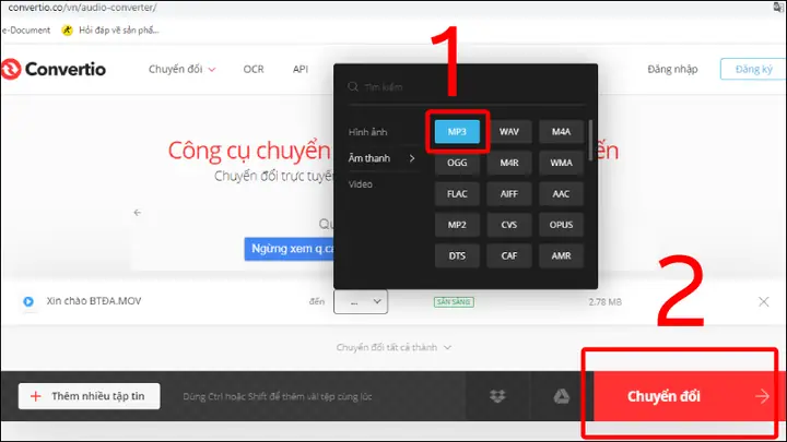 Chuyển File Mp4 Sang Mp3 Và Ngược Lại