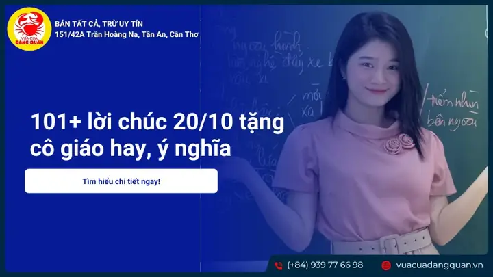101+ Lời Chúc 20/10 Cho Cô Giáo Hay, Ý Nghĩa Nhất 2025