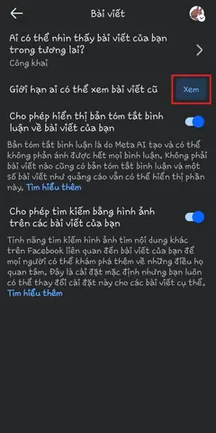 Cách Giới Hạn Người Xem Bài Viết Cũ Trên Facebook