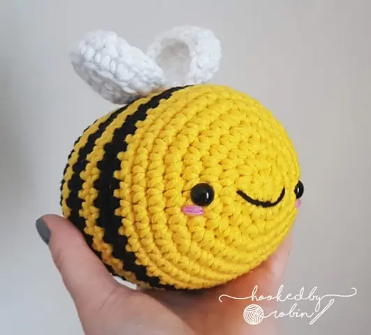 Happy Little Chub-bee Bumblebee - Free Amigurumi Pattern