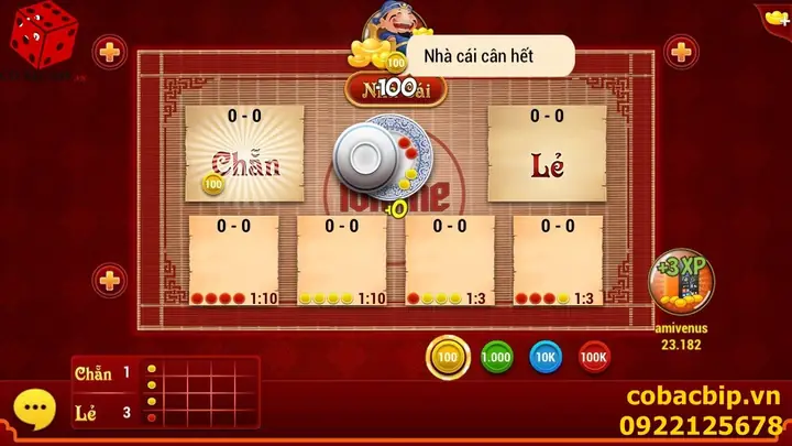 Chơi Game Xóc Đĩa Trên Điện Thoại Luôn Thắng