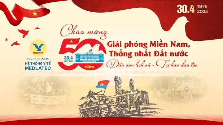 Hệ Thống Y Tế Medlatec Thông Báo Lịch Làm Việc Dịp Lễ 30/4 - 1/5 Hệ Thống Y Tế Medlatec Thông Báo Lịch Làm Việc Dịp Lễ 30/4 - 1/5