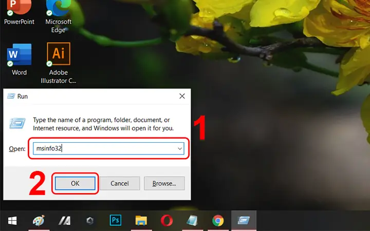 Kiểm Tra Bằng System Information