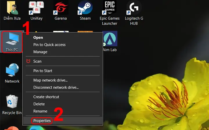 Kiểm Tra Thông Qua This Pc (my Computer)