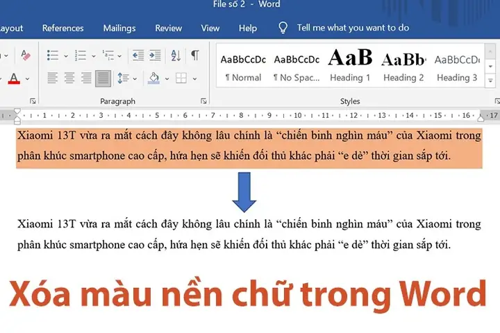 Hướng Dẫn Cách Xóa Màu Nền Chữ Trong Word Đơn Giản, Nhanh Chóng