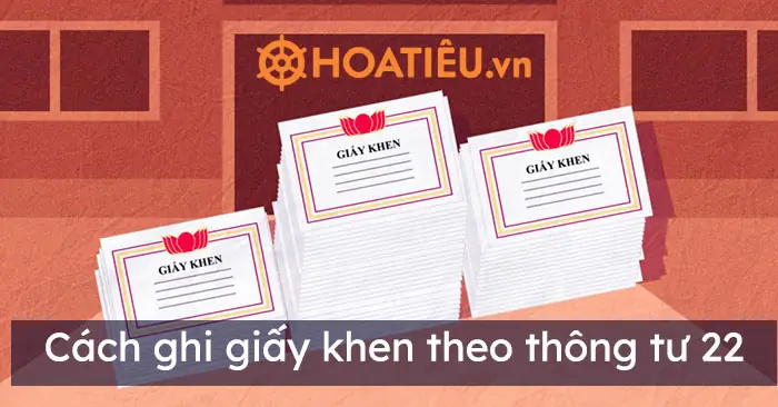 Cách Ghi Giấy Khen Theo Thông Tư 22, Thông Tư 27 Chuẩn Nhất 2025