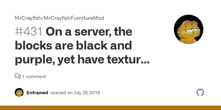 On A Server, The Blocks Are Black And Purple, Yet Have Textures On ...