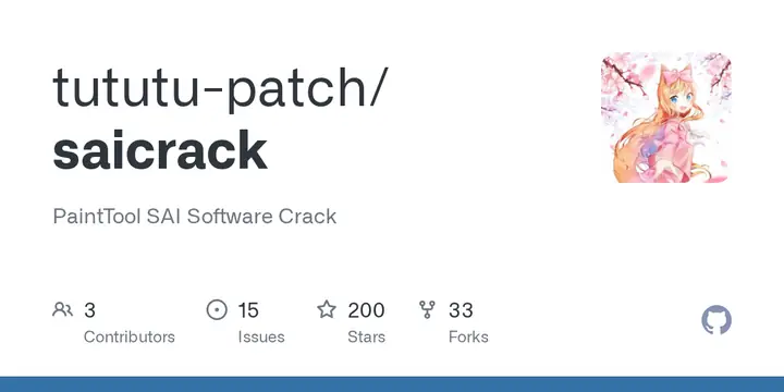 Tututu-patch/saicrack: Painttool Sai Software Crack - Github