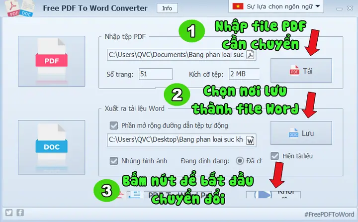 Hướng Dẫn Chuyển Pdf Sang Word Miễn Phí, Chất Lượng Cao 2025