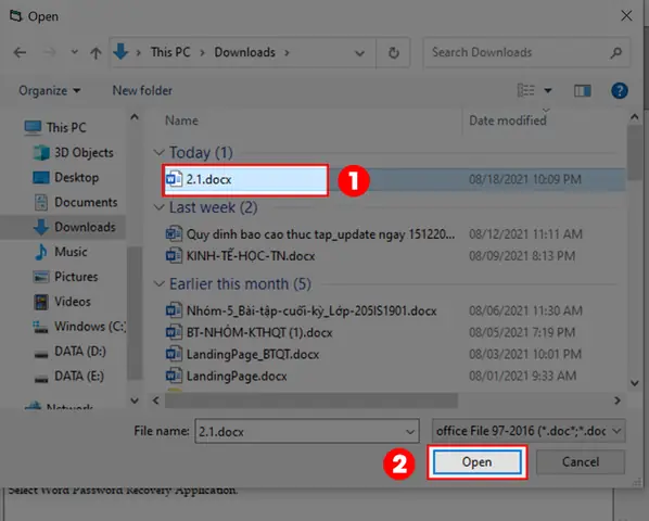 4mở Khóa File Word Quên Mật Khẩu Bằng Phần Mềm
