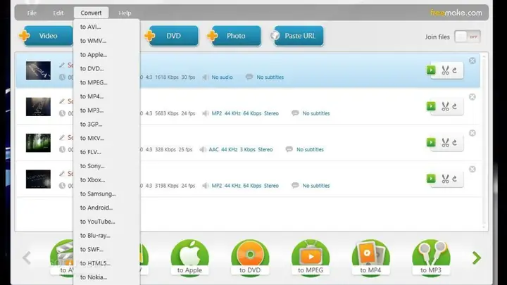 Phần Mềm Freemake Video Converter