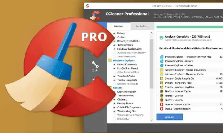 Ccleaner – Phần Mềm Dọn Rác Máy Tính