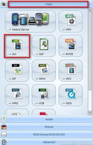 Chuyển Định Dạng Video Sang Avi Chuyển Định Dạng Video Sang Avi