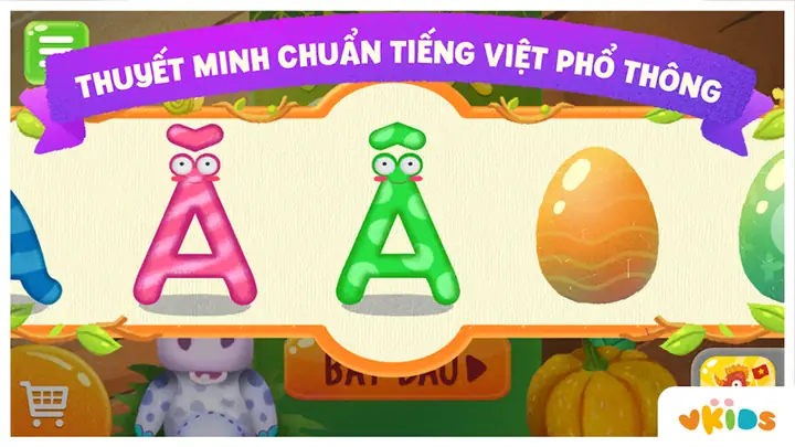 Bé Học Chữ Cái Vkids - Phần Mềm Học Đánh Vần Tiếng Việt