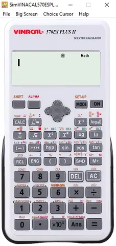 Phần Mềm Giả Lập Máy Tính Vinacal 570es Plus 2