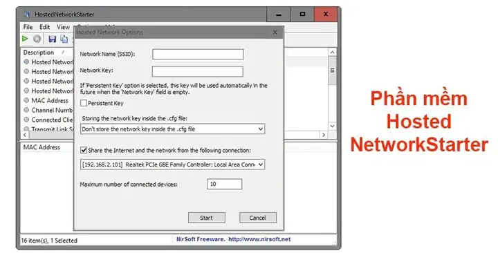 Phần Mềm Phát Wifi Cho Laptop Hostednetworkstarter