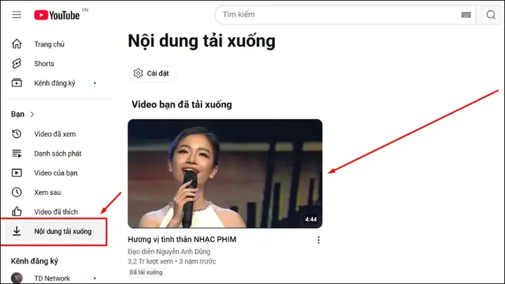 Dùng Nút Tải Xuống Có Sẵn Trên Youtube