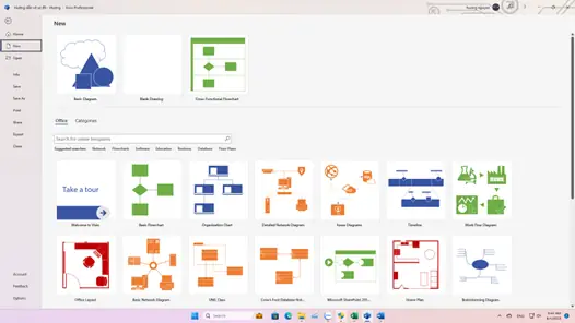 Phần Mềm Vẽ Lưu Đồ Visio 2013