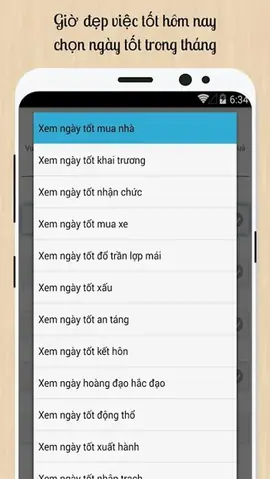Danh Mục Xem Ngày Tốt Xấu
