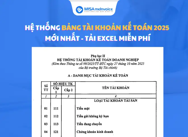 Hệ Thống Bảng Tài Khoản Kế Toán 2025 Mới Nhất – Tải Excel Miễn Phí Hệ Thống Bảng Tài Khoản Kế Toán 2025 Mới Nhất – Tải Excel Miễn Phí
