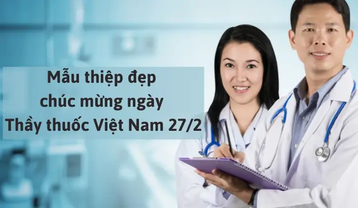 10+ Mẫu Thiệp Đẹp Chúc Mừng Ngày Thầy Thuốc Việt Nam 27/2