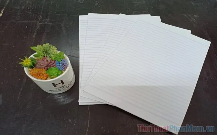 Mẫu Giấy Kẻ Ngang A4 File Word Sẵn Có Để In Ấn