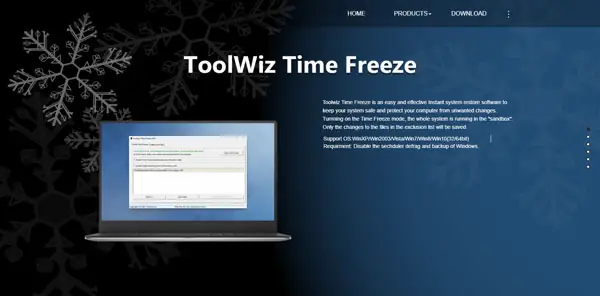 Phần Mềm Đóng Băng Ổ Cứng Toolwiz Time Freeze