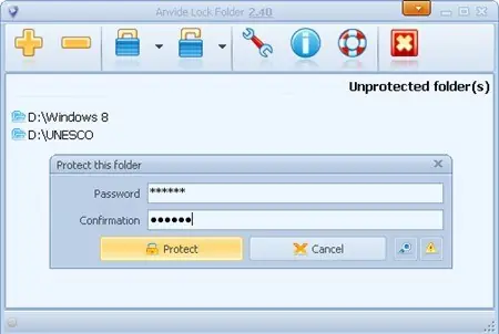 Anvide Lock Folder: Phần Mềm Khóa Thư Mục