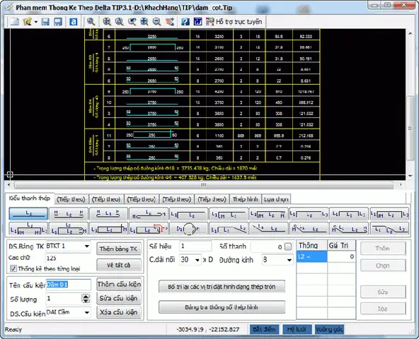 Phần Mềm Thống Kê Cốt Thép Tip 3.5 - Miễn Phí 100% - Vnt Phần Mềm Thống Kê Cốt Thép Tip 3.5 - Miễn Phí 100% - Vnt