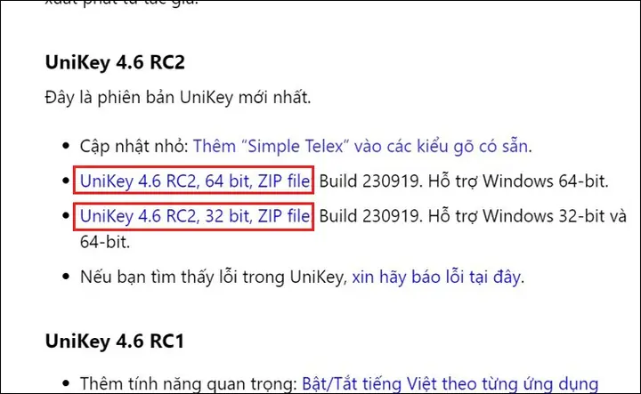 Bước 1: Tải Unikey Miễn Phí