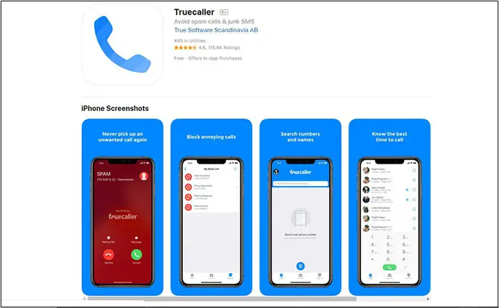 Ứng Dụng Truecaller
