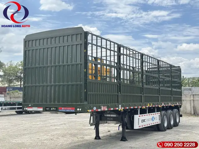 Sơ Mi Rơ Mooc Khung Mui Cimc Dongyue - Model 2025 ...