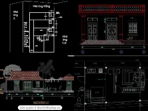 [bộ Sưu Tập] 8 Bản Vẽ Cad Nhà Cấp 4 Miễn Phí Chất Lượng