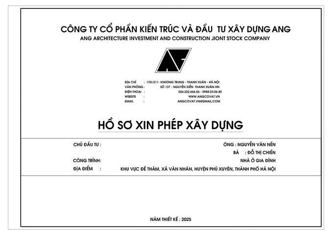 Tải Ngay File Cad Bản Vẽ Xin Giấy Phép Xây Dựng Nhà 2 Tầng - Kiến ...
