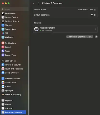 Ricoh Sp 210 Su Printer Printing Issue - … - Apple Community