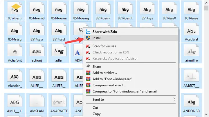 Tải - Download Font Cad Full Đầy Đủ Mới Nhất