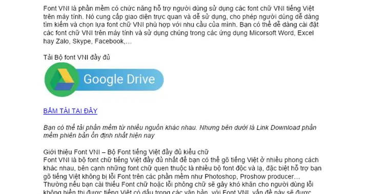 Tải Bộ Font Vni Đầy Đủ Font Chữ Việt Hóa Chất Lượng Và Dễ Sử ...