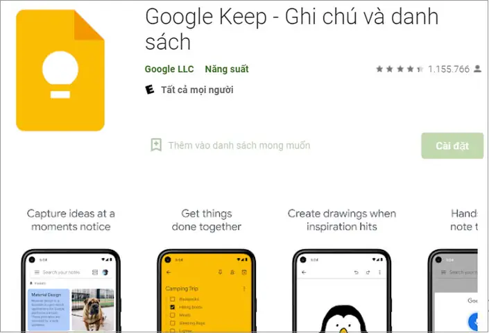 Hướng Dẫn Tải Và Cài Đặt Google Keep Trên Điện Thoại Và Máy Tính