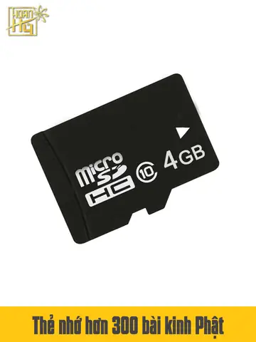 Thẻ Nhớ 4gb Chép Sẵn Hơn 300 Bài Kinh Phật