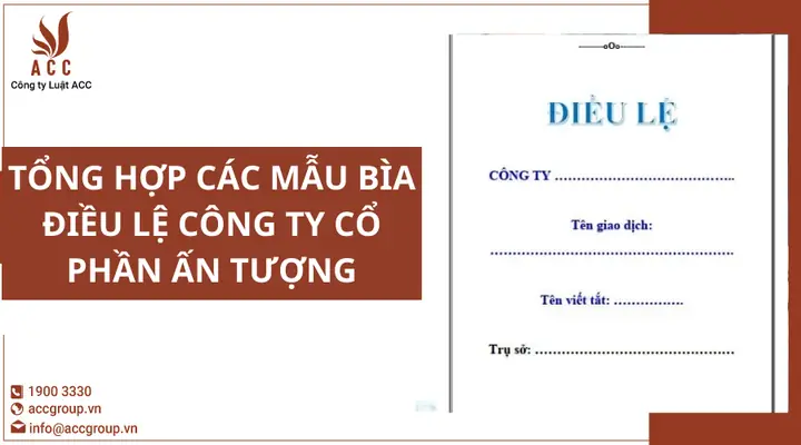 Tổng Hợp Các Mẫu Bìa Điều Lệ Công Ty Cổ Phần Ấn Tượng Tổng Hợp Các Mẫu Bìa Điều Lệ Công Ty Cổ Phần Ấn Tượng