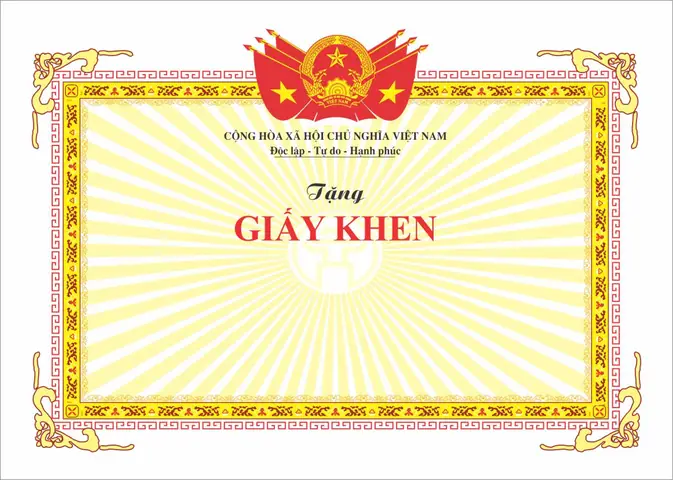 55 Mẫu Giấy Khen ✔️ Mẫu Bằng Khen Đẹp Nhất 2025 - 2026