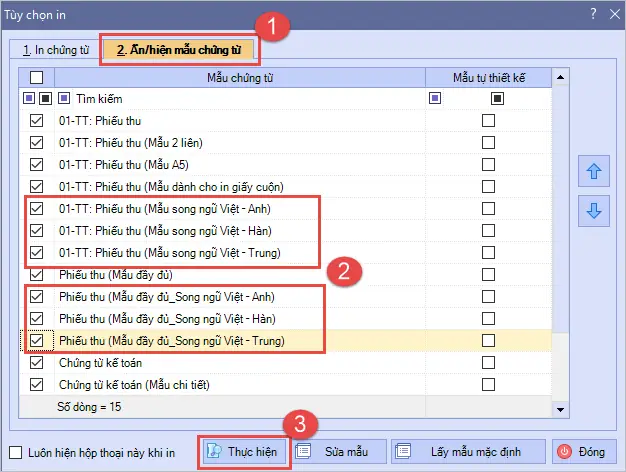 Làm Thế Nào Để In Phiếu Thu, Phiếu Chi Song Ngữ Tiếng Việt – Anh ...