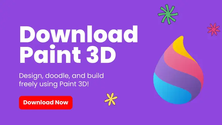 Paint 3d By Microsoft - Download Official App For Windows